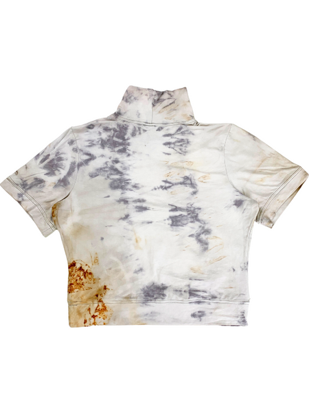 Rust Dyed Cultivated Crop Top #8 - MEDIUM