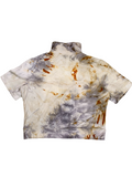Rust Dyed Cultivated Crop Top #9 - LARGE