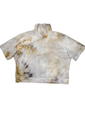 Rust Dyed Cultivated Crop Top #14 - XLARGE