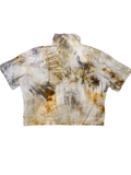 Rust Dyed Cultivated Crop Top #14 - XLARGE