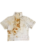 Rust Dyed Cultivated Crop Top #3 - SMALL